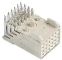 5536511-1: Connector, Z-PACK, 24 Contacts, 2 mm, Receptacle, Press Fit, 4 Rows