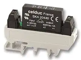 XKA20420: Solid State Relay, 4 A, 275 Vrms, DIN Rail, Screw, Zero Crossing