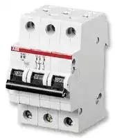 2CDS273001R0104: Thermal Magnetic Circuit Breaker, C Curve, S200M, 10 A, 3 Pole, 230 V, DIN Rail