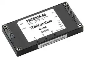 PFE500SA12: AC-DC CONVERTER, PCB MOUNT, 1 O/P, 396W,