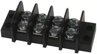 38760-0104: TERMINAL BLOCK, BARRIER, 4POS, 14AWG