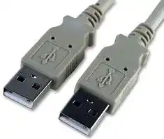 PSG90000: USB Cable, Type A Plug to Type A Plug, 1.8 m, 5.9 ft, USB 1.1, Grey