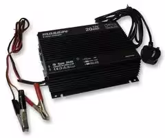 2045000045: Battery Charger, Switch Mode, Lead Acid, UK, 2045 Series, 20A, 264VAC Supply Voltage