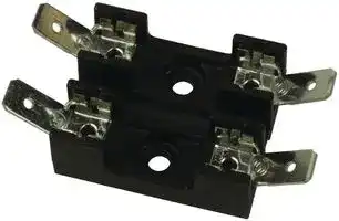 BK/S-8202-2-R: FUSE BLOCK, 6.3 X 32MM, BOLT IN MOUNT