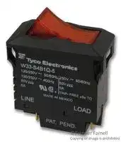 W33-S4B1Q-5: CIRCUIT BREAKER, THERMAL, 2P, 250V, 5A
