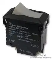 W33-T2N1Q-15: CIRCUIT BREAKER, THERMAL, 2P, 250V, 15A
