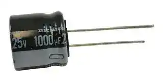 UHE1E102MHD3TN: ALUMINUM ELECTROLYTIC CAPACITOR, 1000UF, 25V, 20%, RADIAL