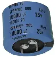 80D102P200ME2DE3: CAPACITOR ALUM ELEC 1000UF 200V +30, -10%, SNAP-IN