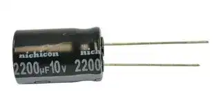 UHE1A222MHD6TO: ALUMINUM ELECTROLYTIC CAPACITOR, 2200UF, 10V, 20%, RADIAL