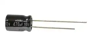 UHE1A471MPD1TD: ALUMINUM ELECTROLYTIC CAPACITOR, 470UF, 10V, 20%, RADIAL