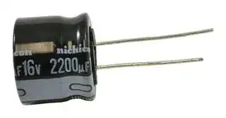 UHE1C222MHD6TN: ALUMINUM ELECTROLYTIC CAPACITOR, 2200UF, 16V, 20%, RADIAL