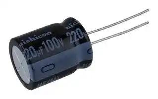 UHE2A221MHD6TN: ALUMINUM ELECTROLYTIC CAPACITOR, 220UF, 100V, 20%, RADIAL