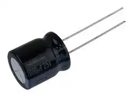 URS1E102MHD1TO: ALUMINUM ELECTROLYTIC CAPACITOR, 1000UF, 25V, 20%, RADIAL