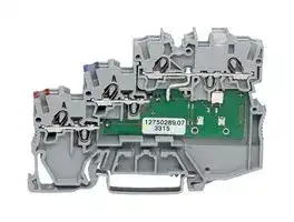 2000-5311/1102-950: TERMINAL BLOCK, DIN RAIL, 8POS, 16AWG