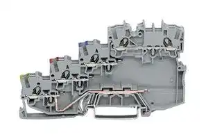 2000-5417: TERMINAL BLOCK, DIN RAIL, 10POS, 16AWG