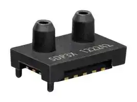 SDP33-1500PA: Pressure Sensor, 1500 Pa, Digital (I2C), Differential, 3.3 V, Dual Axial Barbless, 3.8 mA