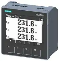 7KM3120-0BA01-1DA0.: Panel Display, Digital, Current, Voltage, Frequency, Power, SENTRON 7KM PAC3120 Series