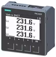 7KM3220-0BA01-1DA0.: Panel Display, Digital, Current, Voltage, Frequency, Power, SENTRON 7KM PAC3220 Series