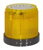 46-580.1G21: Illumination Element, 46 Series Signal Light Tower, Yellow, Panel Mount, Plastic, 24 V, IP44