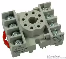 70-464-1: Relay Socket, DIN Rail, Panel, Screw, 8 Pins, 15 A, 300 V