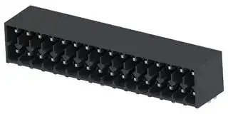 1-2842491-6: Terminal Block, 2Row, Black, Header, 3.5 mm, 32 Ways, 8 A, 150 V, Through Hole Right Angle