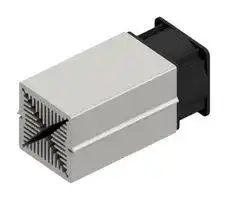 LAM 6 K 100 12: Fan / Force Cooled Heat Sink, 12VDC, 0.15 K/W, 60 mm, 60 mm, 100 mm, 70 m³/h, 53 dBA