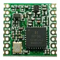 RFM95W-915S2: Automated Meter Reading Module, GFSK, GMSK, MSK, OOK, 300Kbps, 915MHz, -148dBm, 1.8V to 3.7V, SPI
