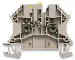 1855620000: DIN Rail Mount Terminal Block, 2 Ways, 30 AWG, 12 AWG, 4 mm², Screw, 24 A
