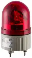 XVR08B04: Beacon, Red, Rotating, 3W, 24VDC 24VAC, IP23, 84mm Dia., 134mm Ext. Depth