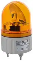 XVR08B05: Beacon, Orange, Rotating, 3W, 24VDC 24VAC, IP23, 84mm Dia., 134mm Ext. Depth