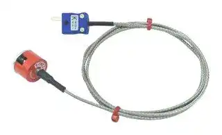 BMS-K-2M-MP-J (1.9KG PULL): Thermocouple, Button, K, Magnet, 6.56 ft, 2 m
