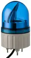 XVR08B06 — Beacon, Blue, Rotating, 3W, 24VDC 24VAC, IP23, 84mm Dia., 134mm Ext. Depth