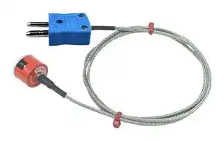 BMS-K-2M-SP-J (1.9KG PULL): Thermocouple, Button, K, Magnet, 6.56 ft, 2 m