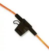 0FHM0002ZXJ: Fuseholder, Automotive Blade, 1 Fuse, 30 A, 32 VAC, 32 VDC, MINI, Wire Leaded