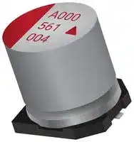 APA1010331M025R: Polymer Aluminium Electrolytic Capacitor, 330 µF, 25 V, Radial Can - SMD, 0.02 ohm