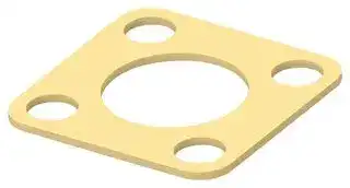 2423975-1: EMI Shielding Gasket, Conductive Sheet, Silver Plated Aluminium, 22.23mm L x 22.23mm W x 0.8mm D