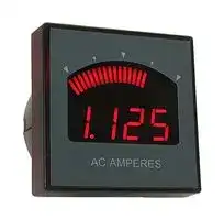 DMR35-ACA1-AC1-R: Digital Panel Meter, 3.5 Digit, AC Current, 1 A to 3 A, Red Display