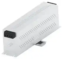 16KEVD10ABSWHM: Power Line Filter, General Purpose, 440 VAC, 16 A, Three Phase, 2 Stage, DIN Rail Mount