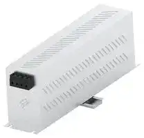 30KEVD10ABSWHM: Power Line Filter, General Purpose, 440 VAC, 30 A, Three Phase, 2 Stage, DIN Rail Mount