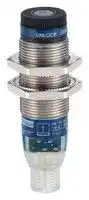 XUBLBKCNM12T: Photoelectric Sensor, Laser, Transmitter, OsiSense XUBL, M18, 100 m, 12 to 24 Vdc, M12 Connector