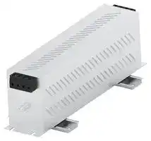 16KEVD10ABSWVM: Power Line Filter, General Purpose, 440 VAC, 16 A, Three Phase, 2 Stage, DIN Rail Mount