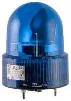 XVR12B06: Beacon, Blue, Rotating, 3W, 24VDC 24VAC, IP23, 120mm Dia., 146mm Ext. Depth