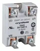 84134917: Solid State Relay, 25 A, 280 VAC, Panel Mount, Screw, Zero Crossing
