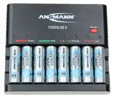 1001-0006.: POWERLINE 8 PRO CHARGER, 240VAC, EU/UK