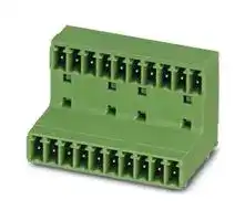 1800347: Terminal Block, Header, 3.81 mm, 10 Ways, 8 A, 160 V, Through Hole Right Angle