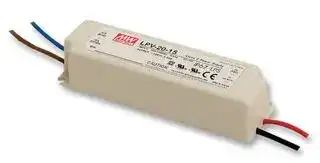 LPV-60-24: LED Driver, ITE, 60 W, 24 VDC, 2.5 A, Constant Voltage, 90 V