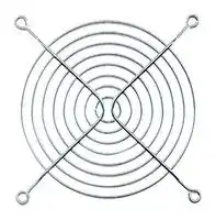 G109-15A: Fan Finger Guard, Steel - Wire Form, 120mm Axial Fans, 104.8 mm, Bright Nickel Chrome