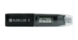 EL-USB-1-LCD: Data Logger, -35 to 80°C Measurement Range, Temperature, 1 Channel, 16378 Samples, USB, LCD
