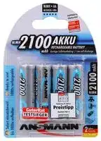 5035052: Rechargeable Battery, 1.2 V, Nickel Metal Hydride, 2.1 Ah, AA, Raised Positive and Flat Negative