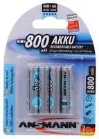 5035042: Rechargeable Battery, 1.2 V, Nickel Metal Hydride, 800 mAh, AAA